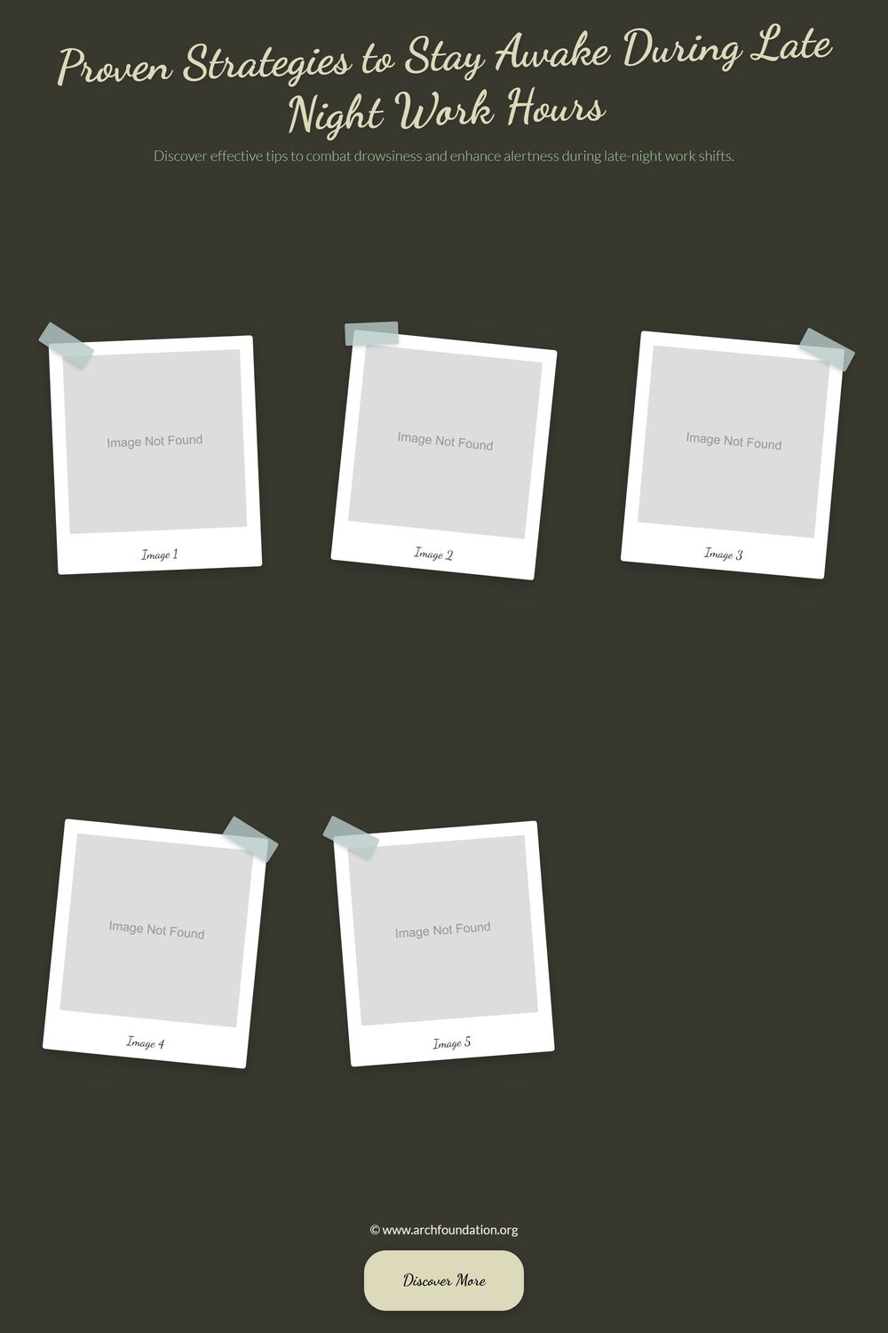 Collage for Proven Strategies to Stay Awake During Late Night Work Hours