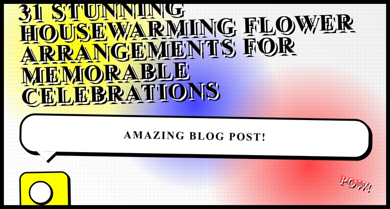 Elegant Housewarming Flowers