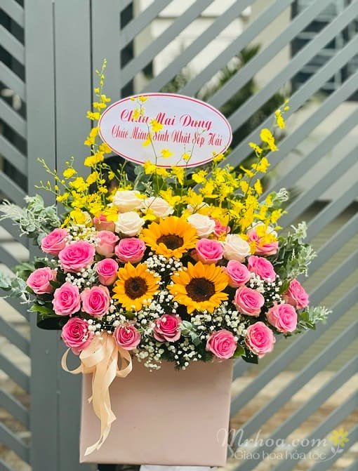 Elegant Flower Basket