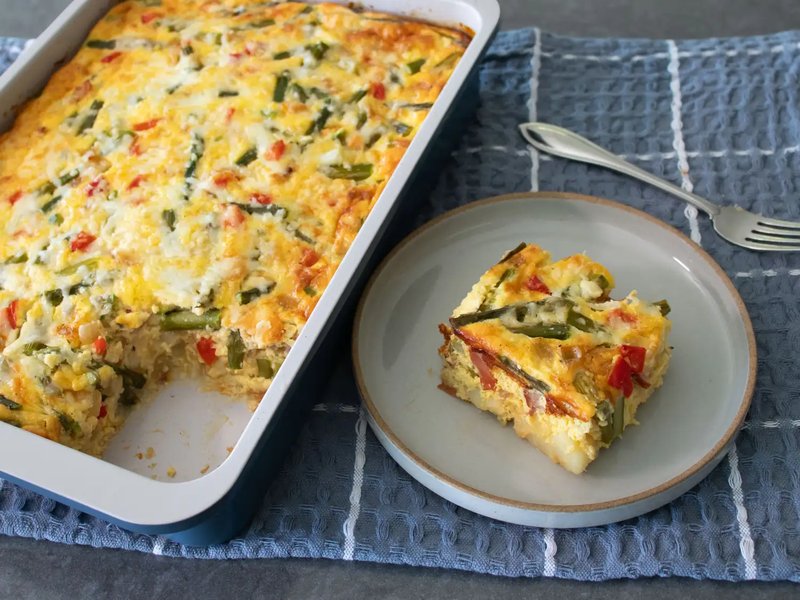 Golden Easter breakfast casserole