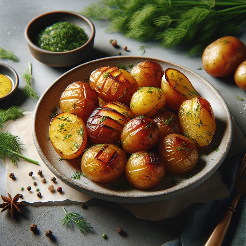 Crispy Dill Potatoes