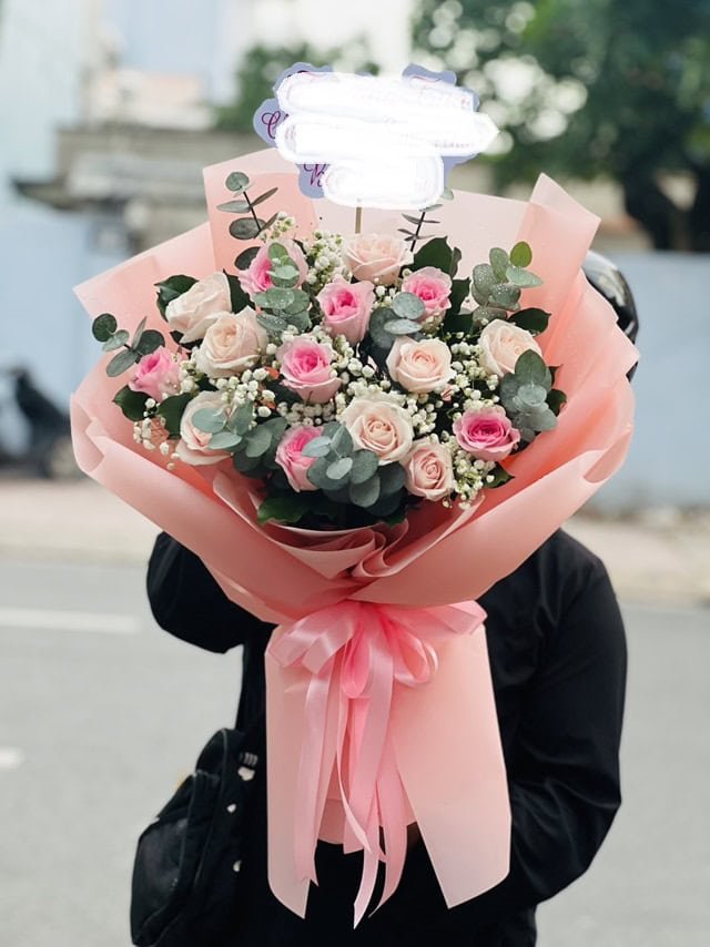 Pink bouquet for longevity