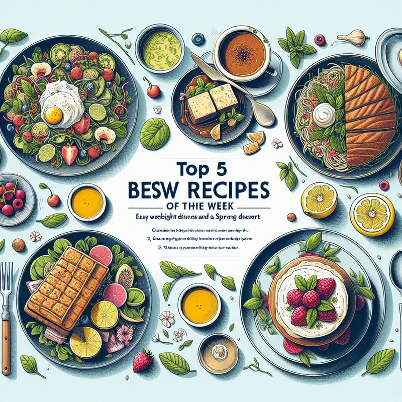 Top 5 Best New Recipes from Last Week: Easy Dinners and a Spring Dessert