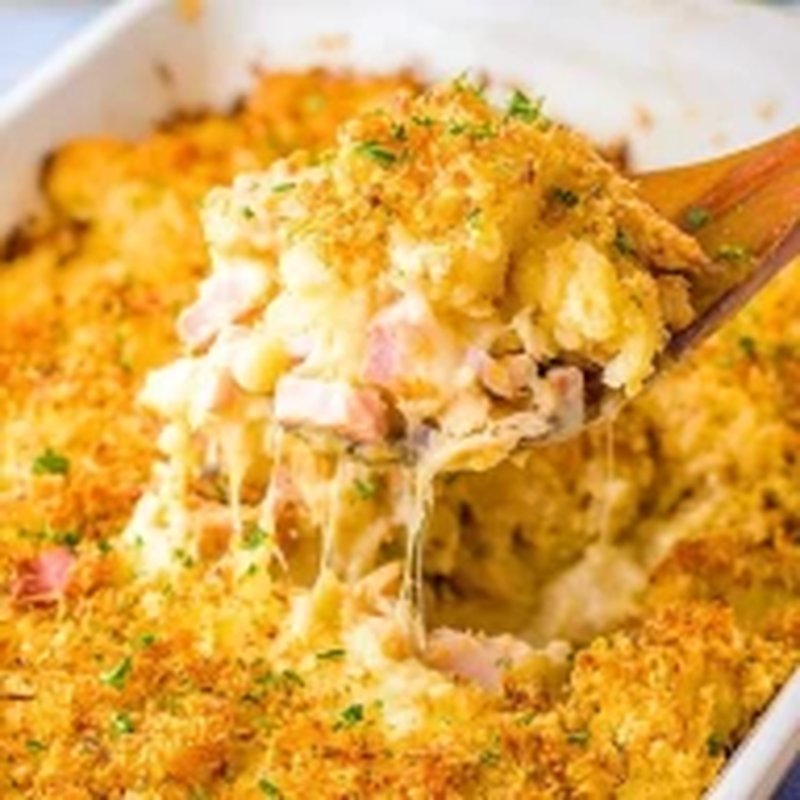 Chicken cordon bleu casserole