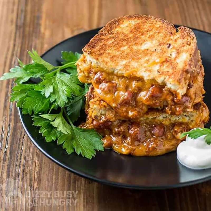 Chili Cheese Grilled Sandwich
