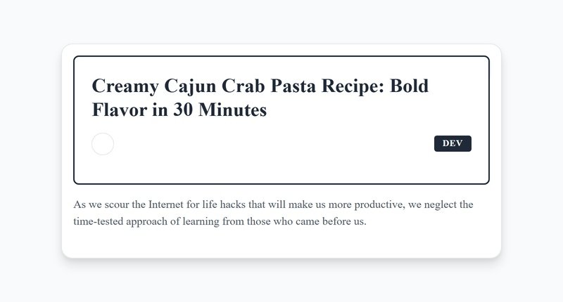 Spicy Creamy Crab Pasta