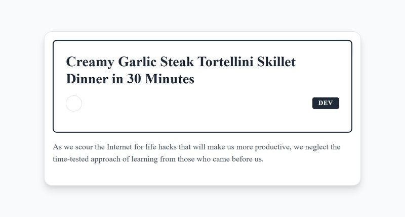 Irresistible Creamy Steak Tortellini