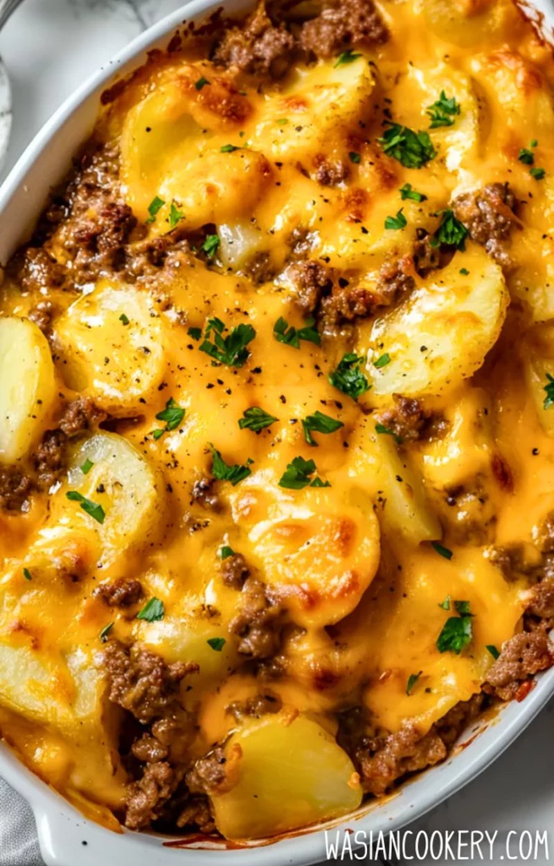 Hobo casserole ground beef recipe