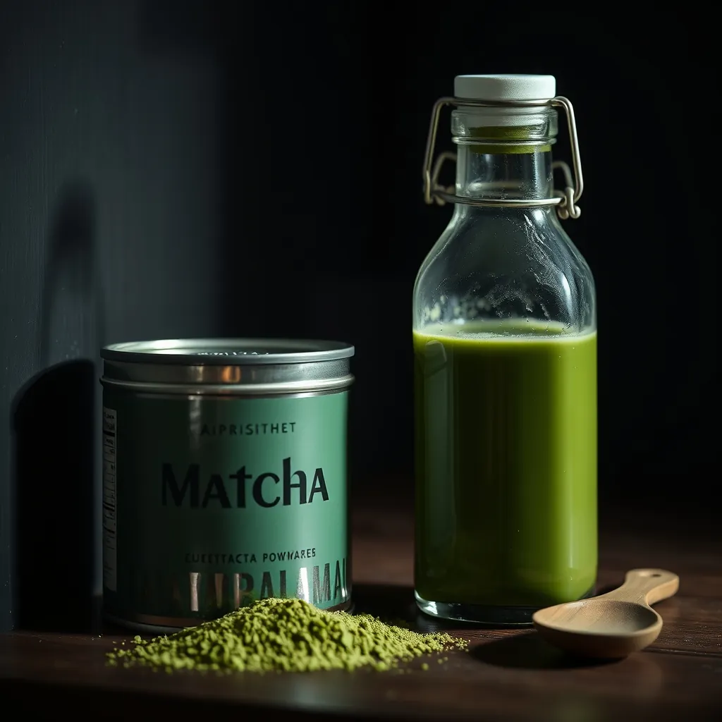 Airtight tin matcha