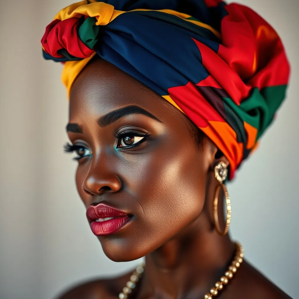 Black woman wearing