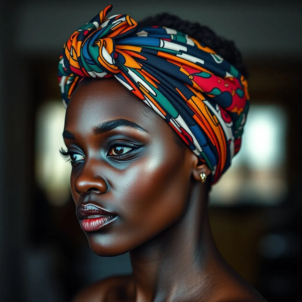 Black woman wearing