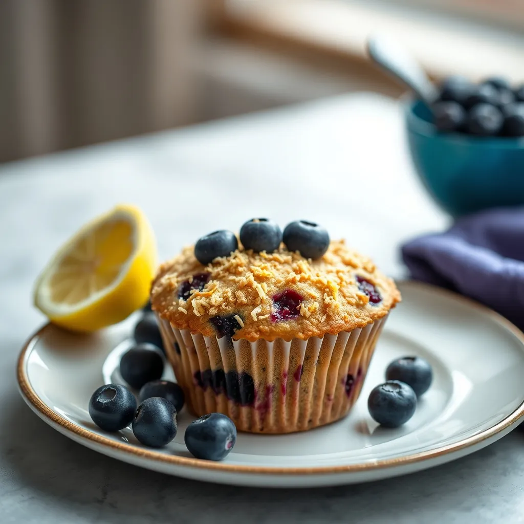 Blueberry muffin lemon