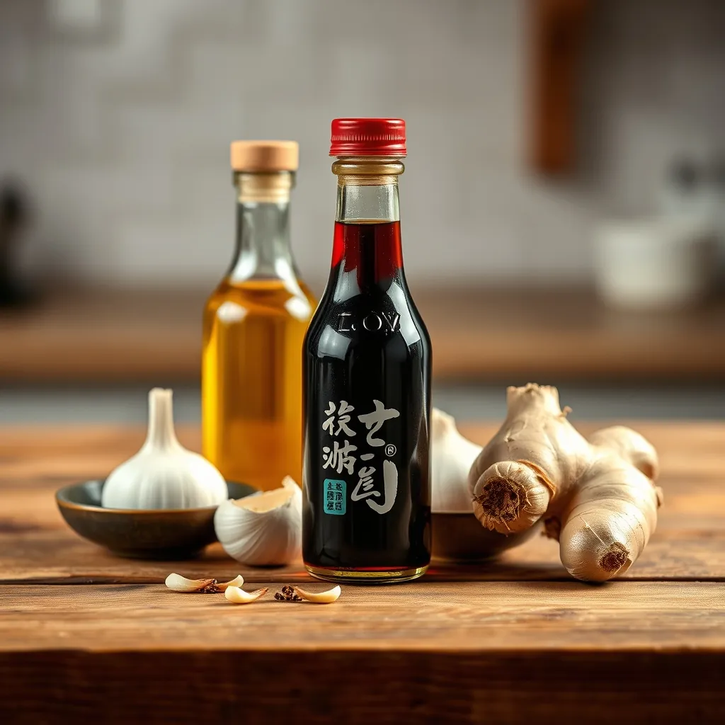 Bottle soy sauce