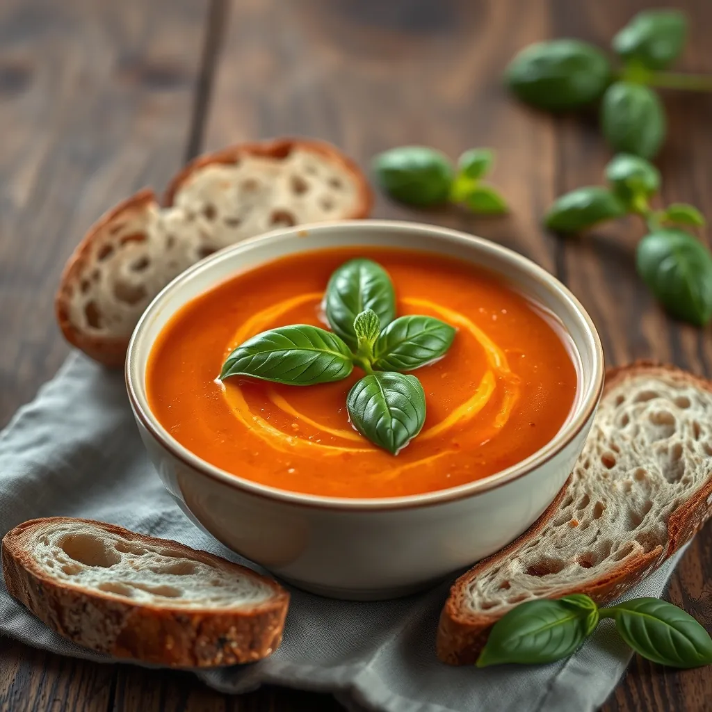 20-Minute Creamy Tomato Basil Soup: Easy Weeknight Recipe