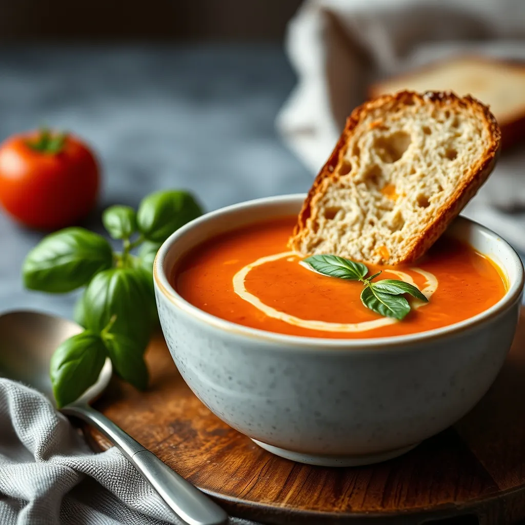 Bowl dairyfree tomato