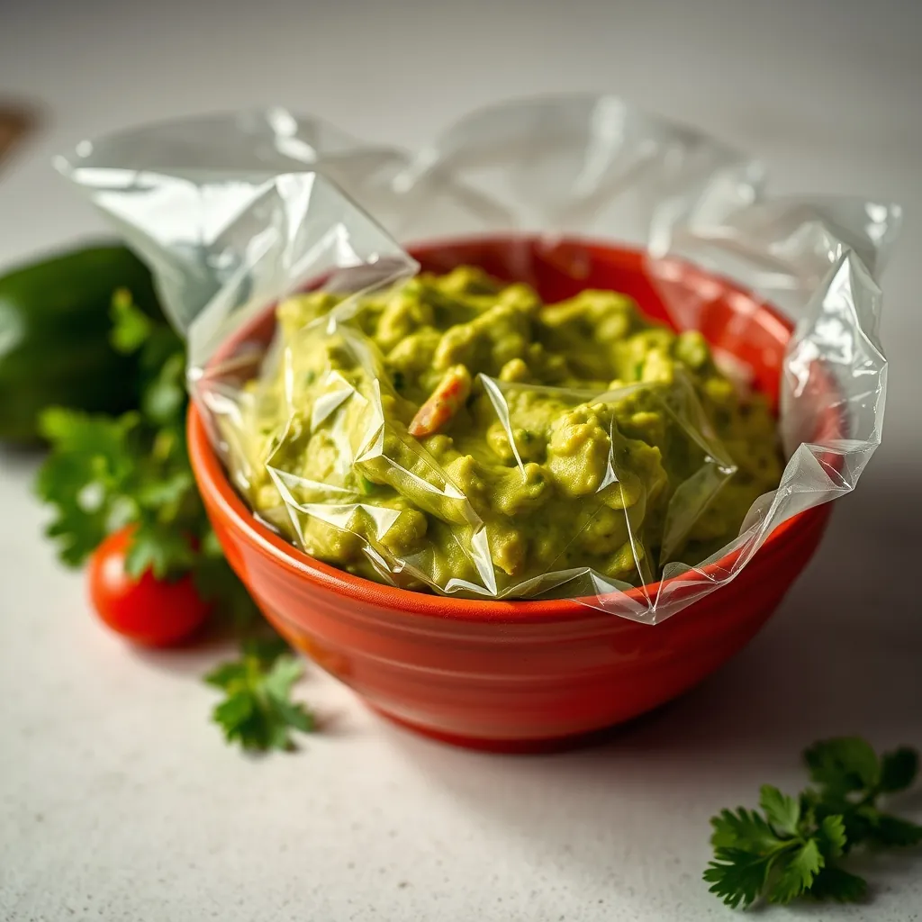 Bowl guacamole plastic