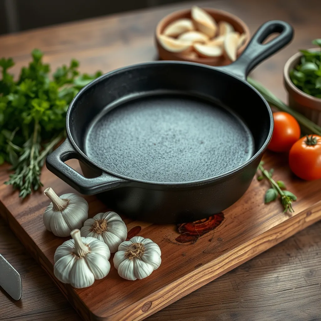 Cast iron skillet