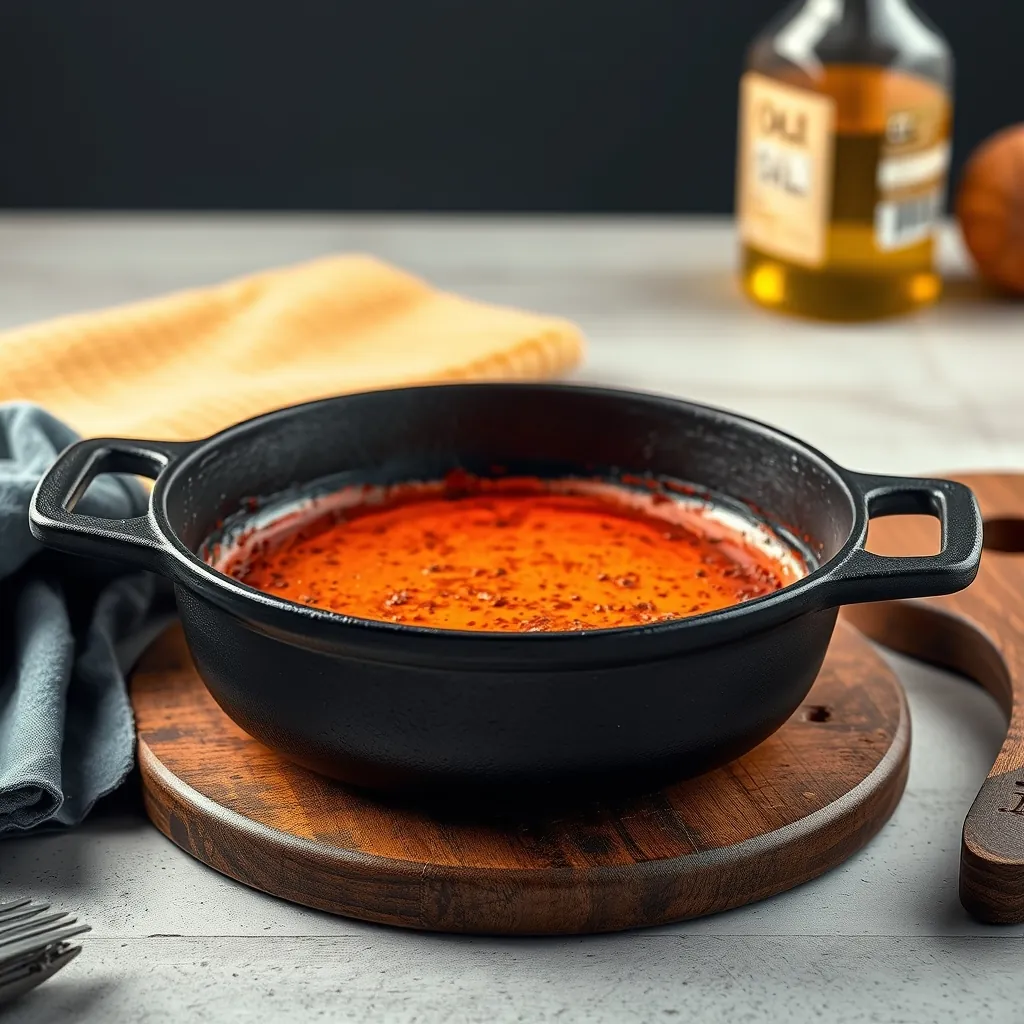 Cast iron skillet