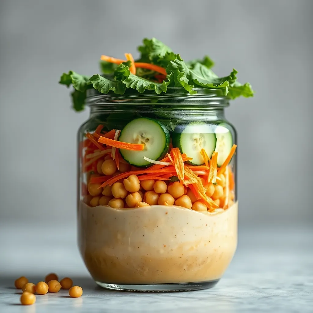Clear glass jar