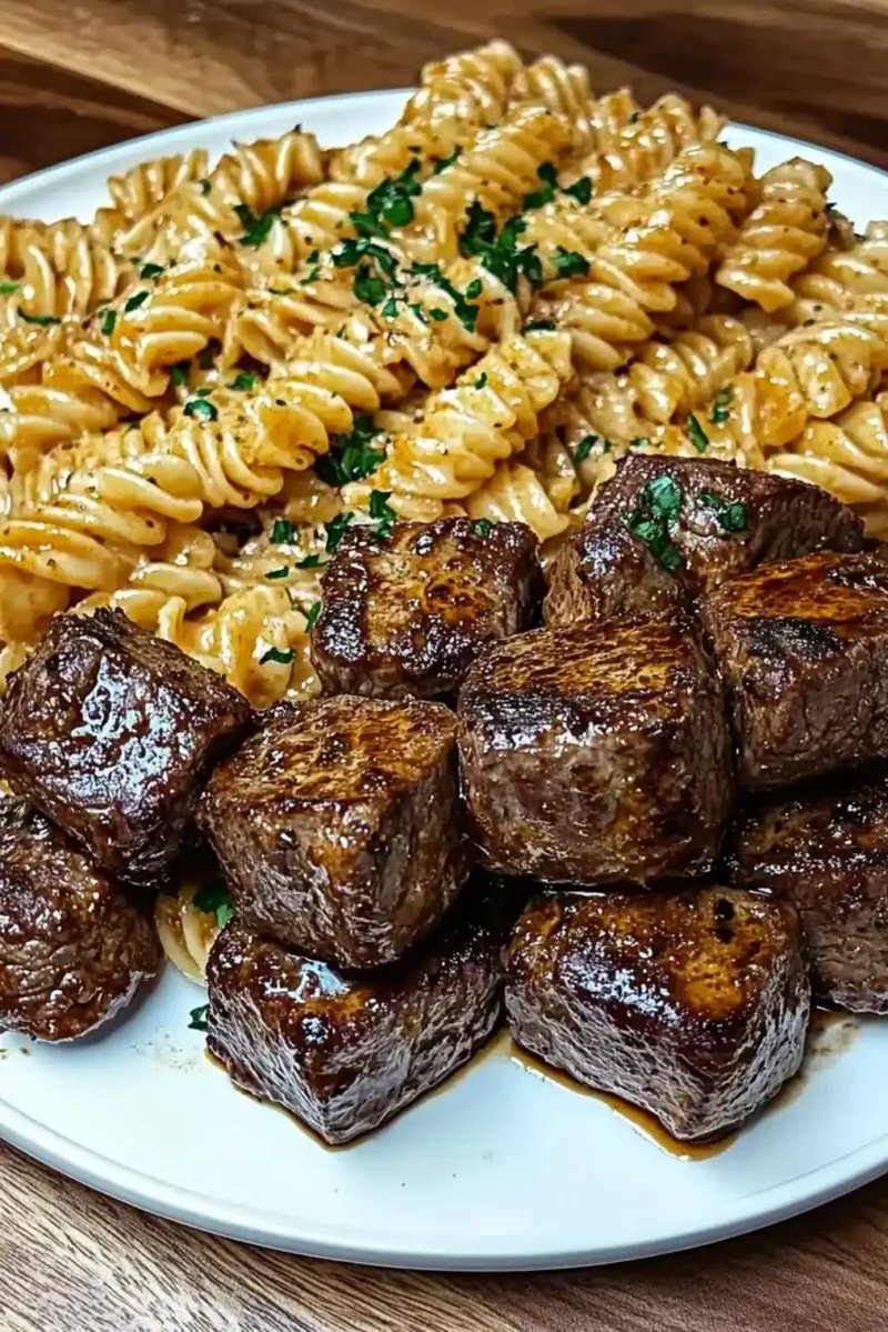 Irresistible Steak & Cajun Pasta