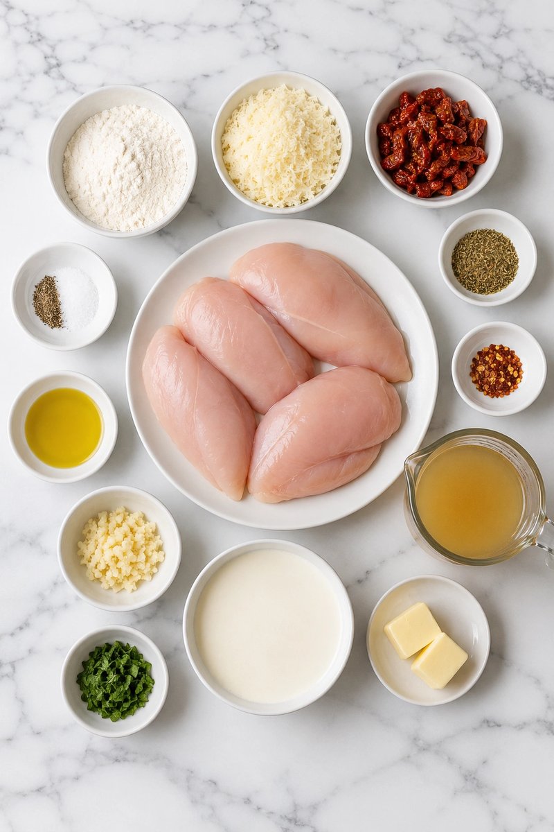 Creamy garlic marry me chicken
