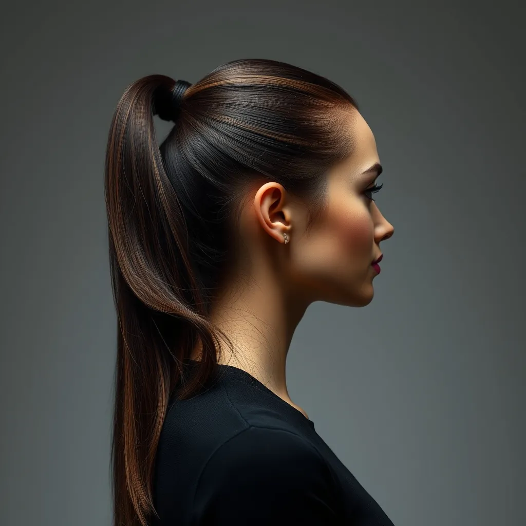 Espresso black hair