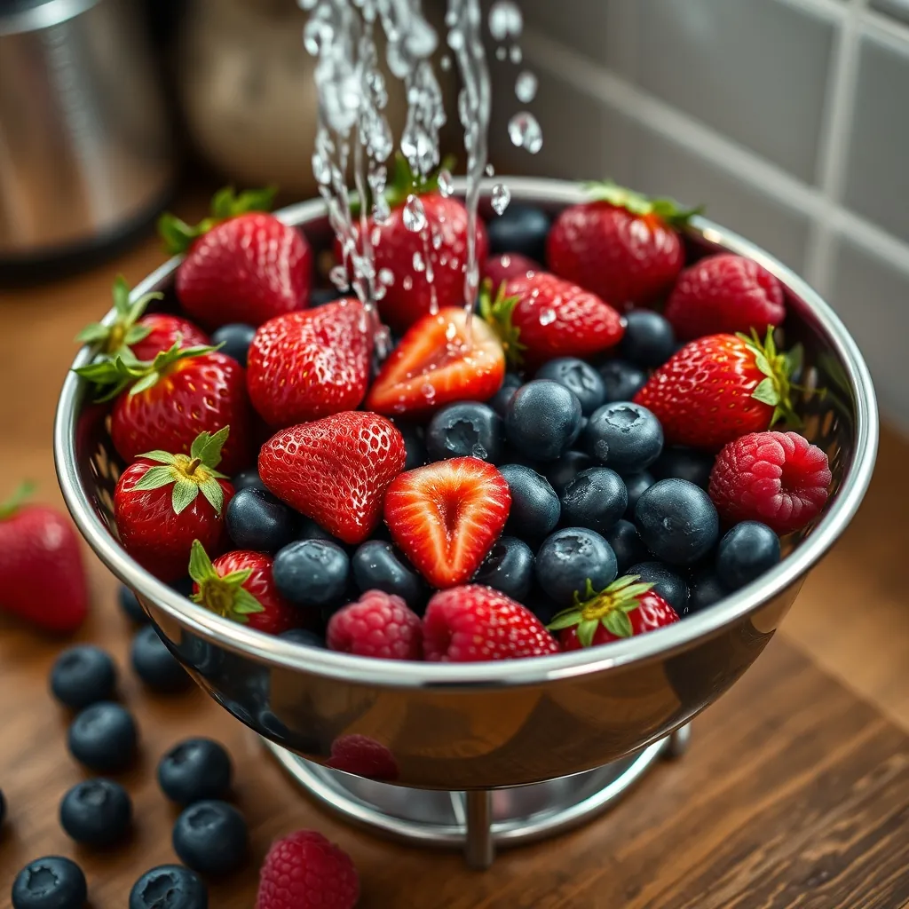 Fresh mixed berries