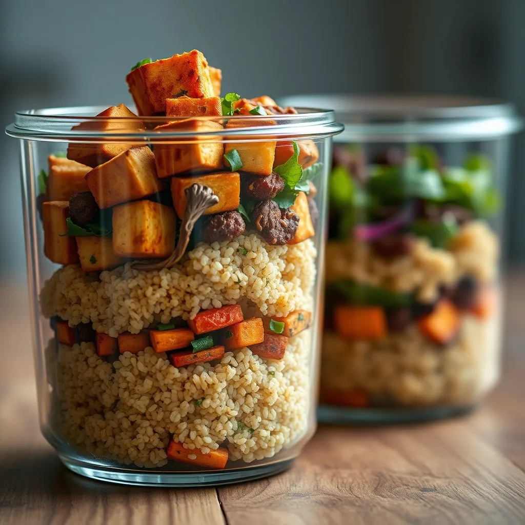 Glass meal prep