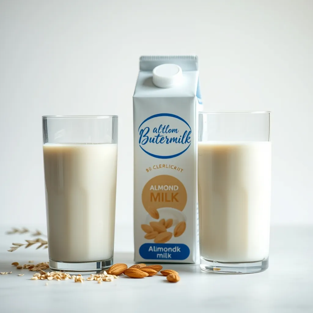 Glass oat milk