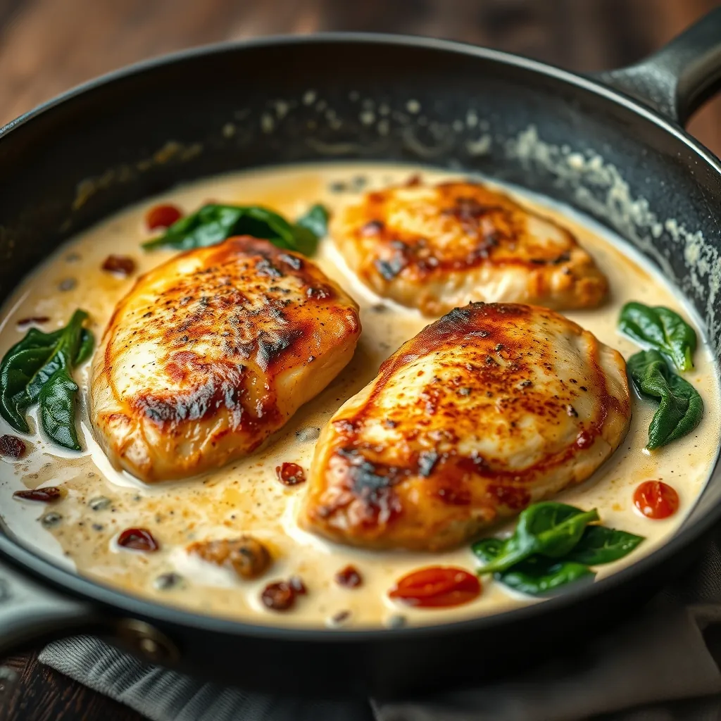 Creamy Tuscan Garlic Chicken: Your New Date Night Hero