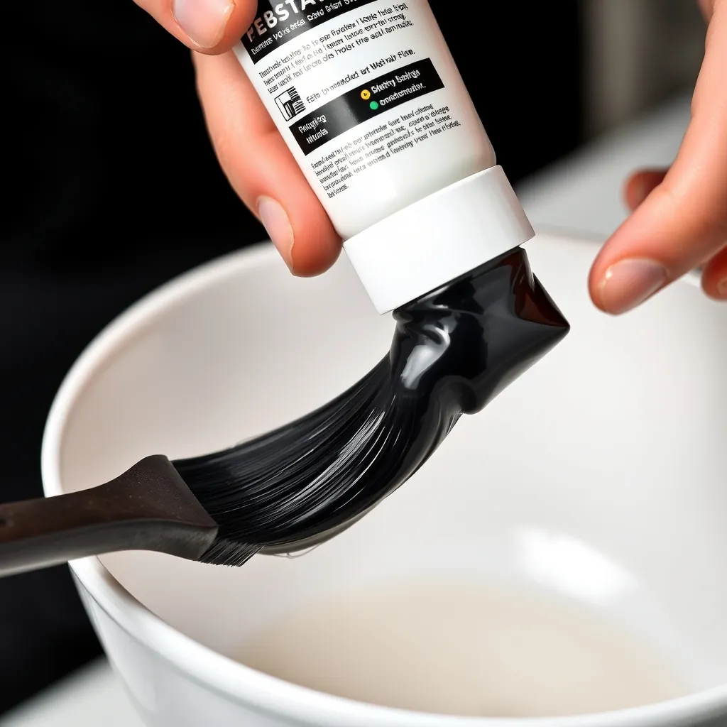 hand squeezing black