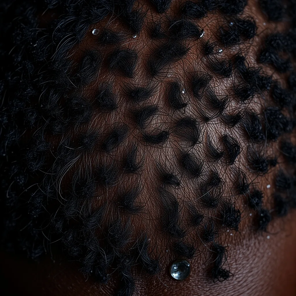 healthy black scalp