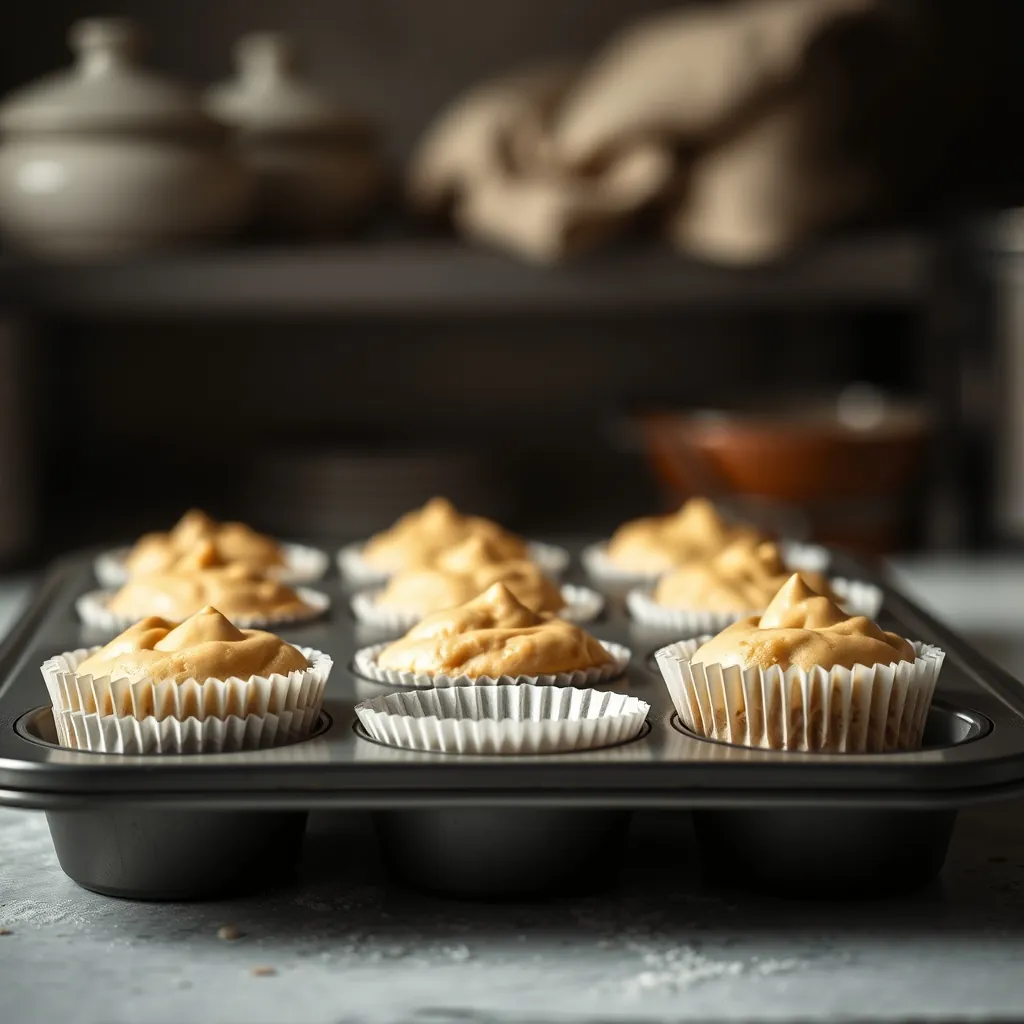Muffin tin batter