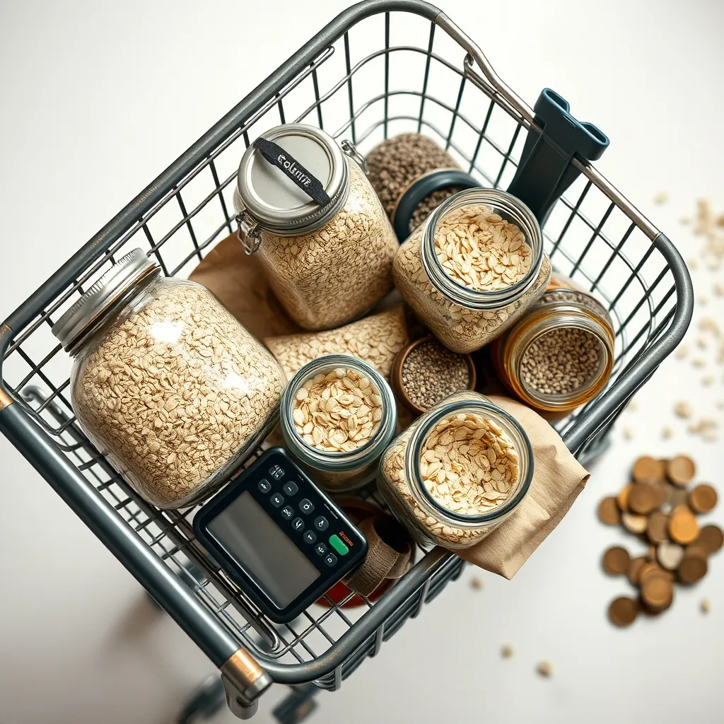 Overhead grocery cart