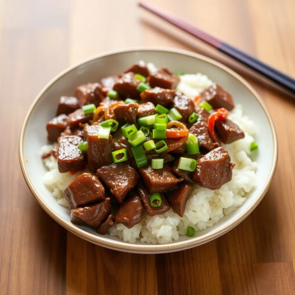 plate pepper beef