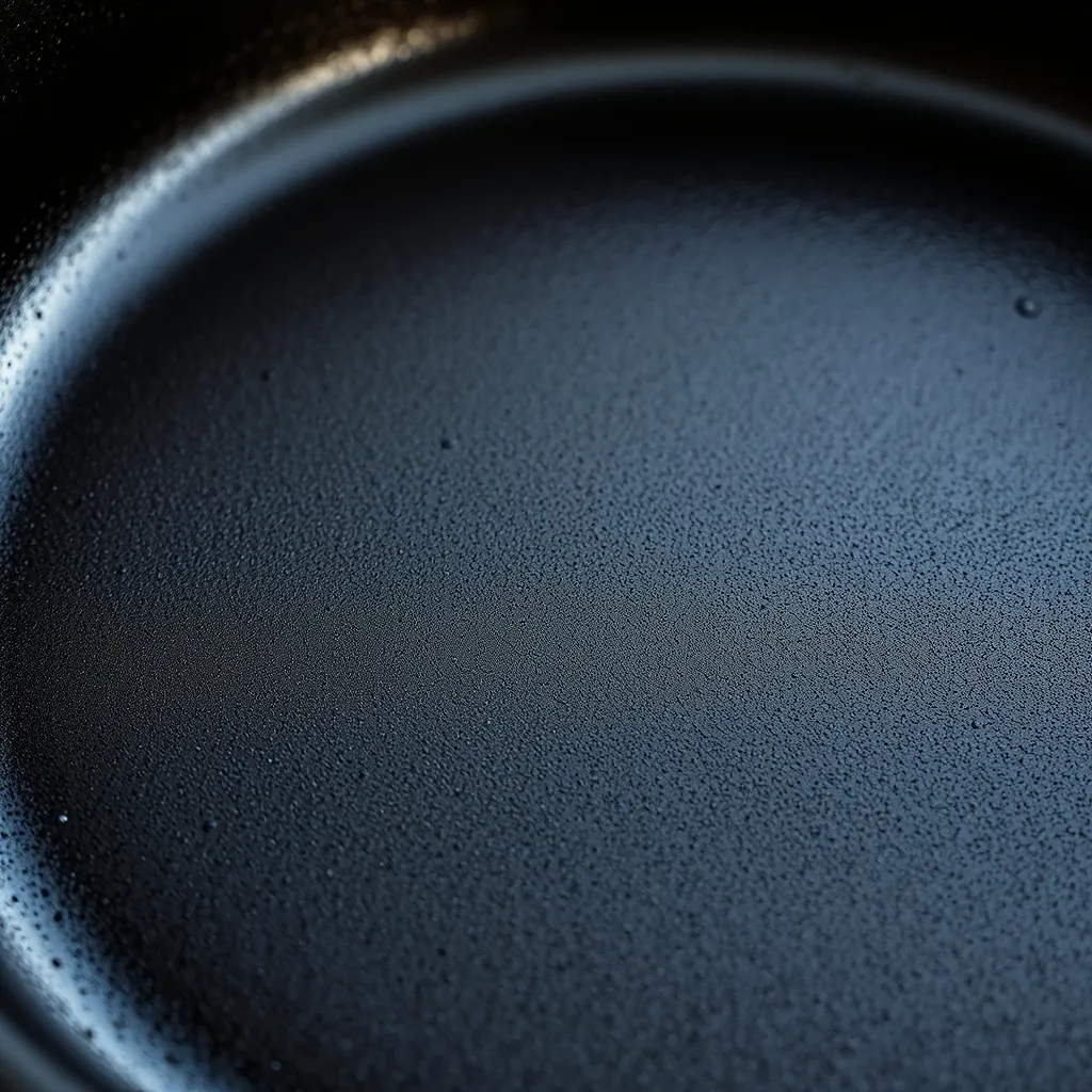 Polymerized seasoning layer