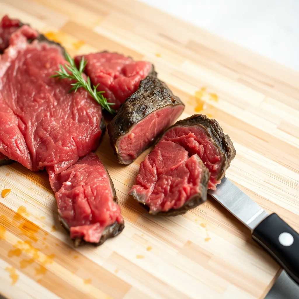 raw flank steak