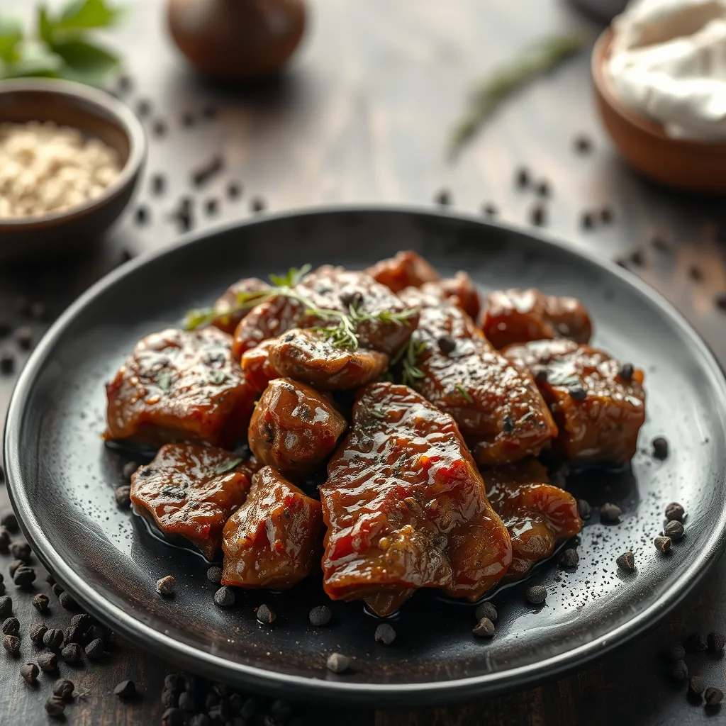 sizzling plate pepper
