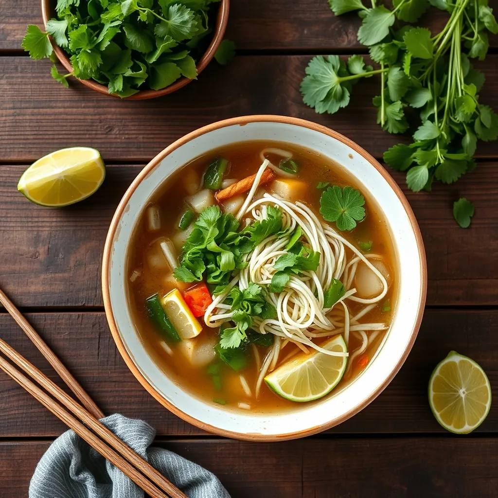 steaming bowl vietnamese