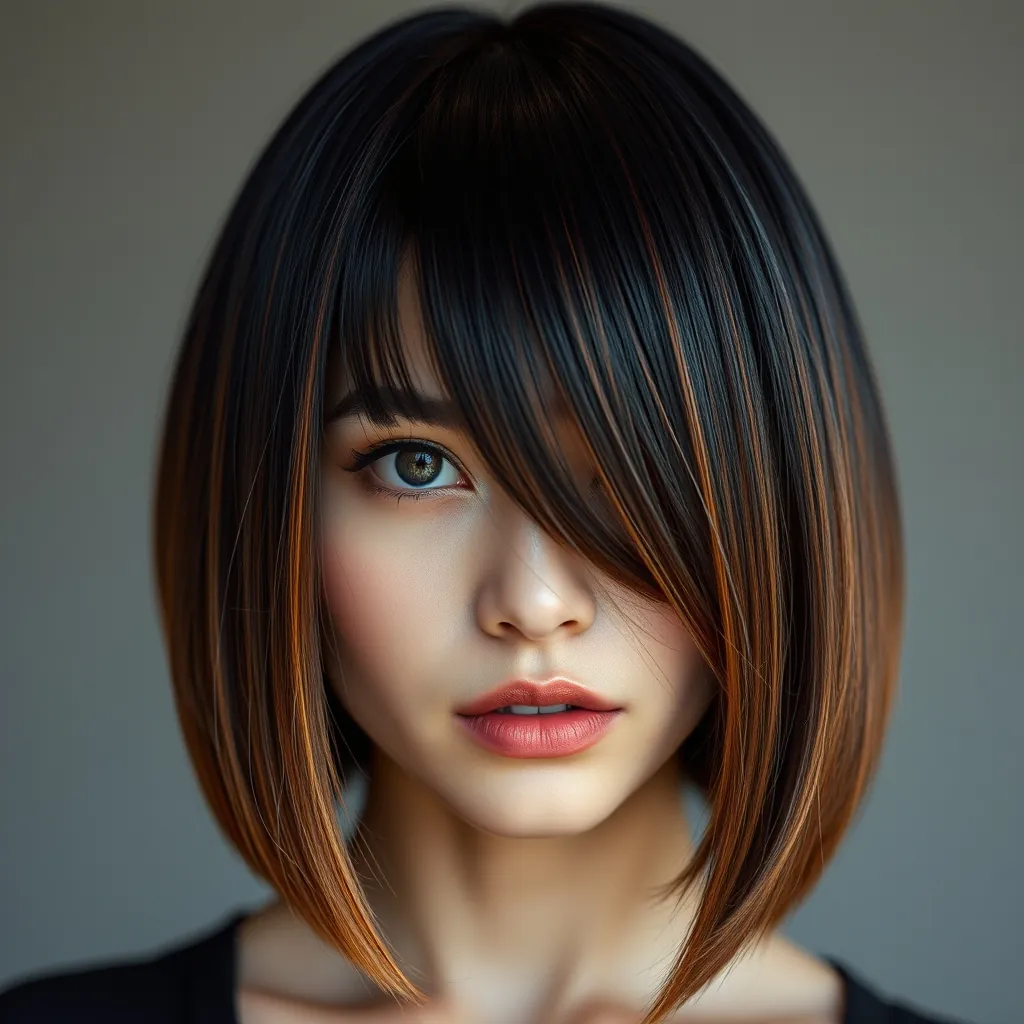 Styled sleek bob