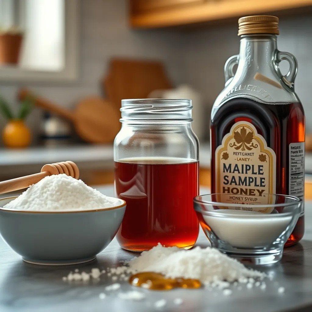 Syrup kitchen counter