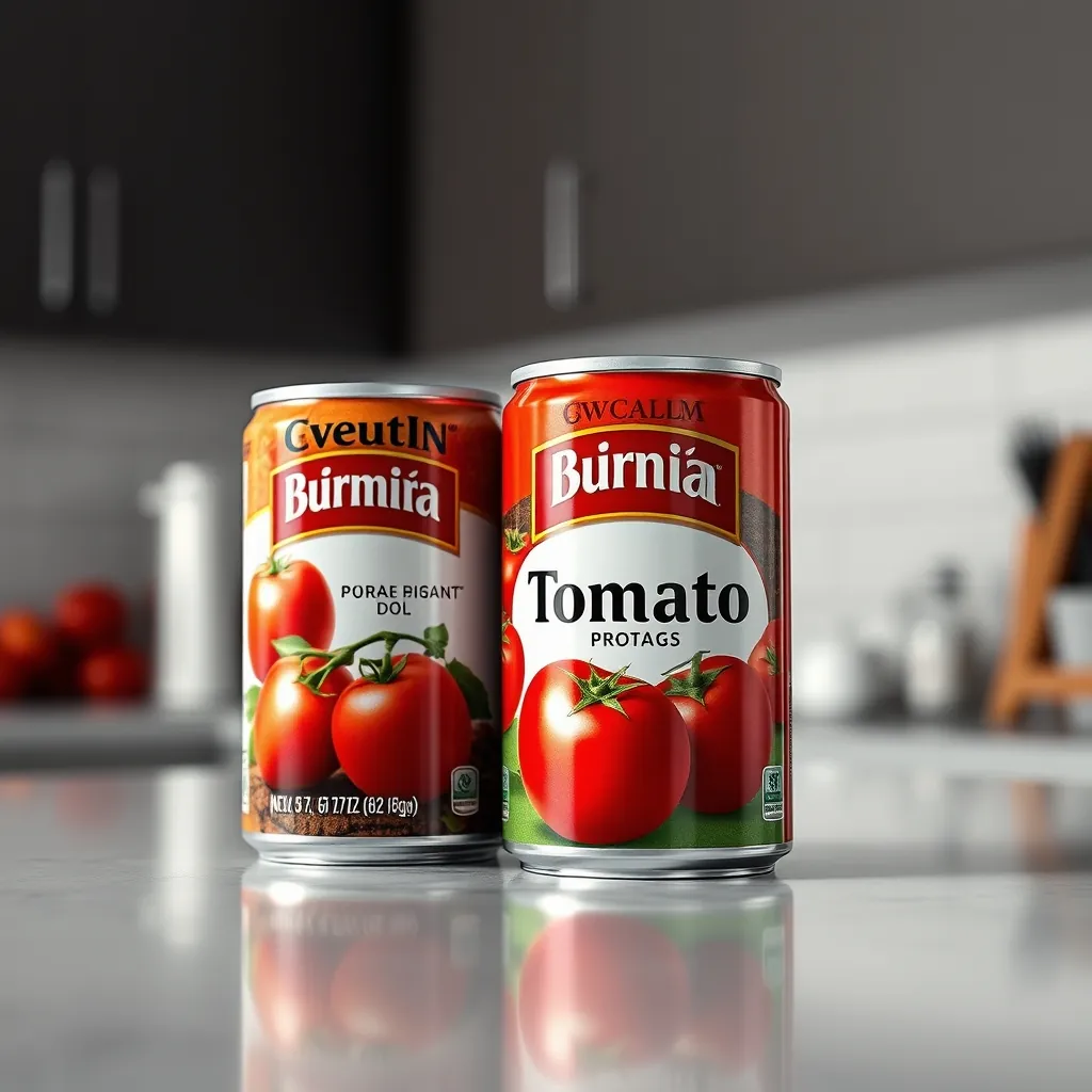Tomato brands side