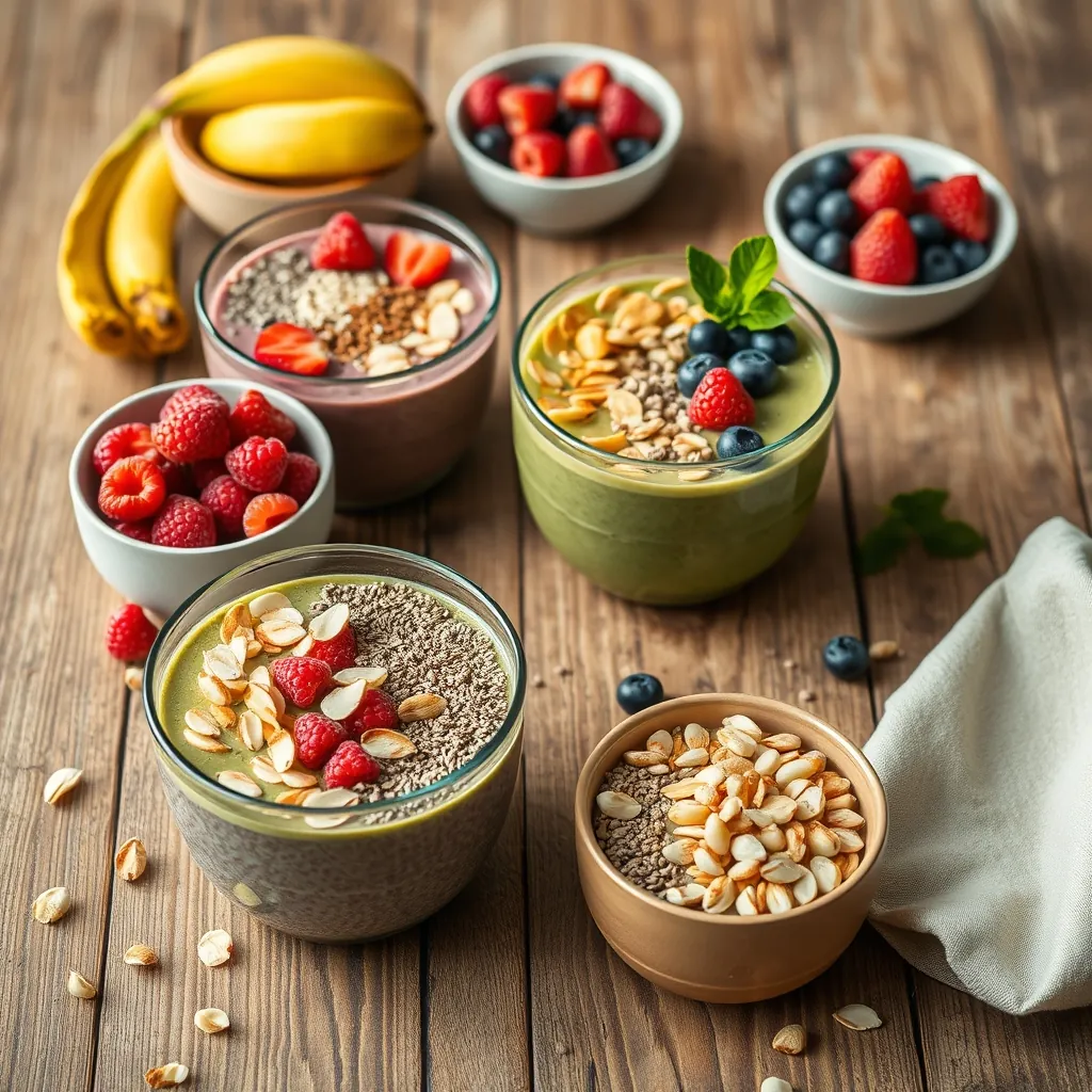 7 High-Protein Breakfast Smoothie Bowls Under 10 Minutes