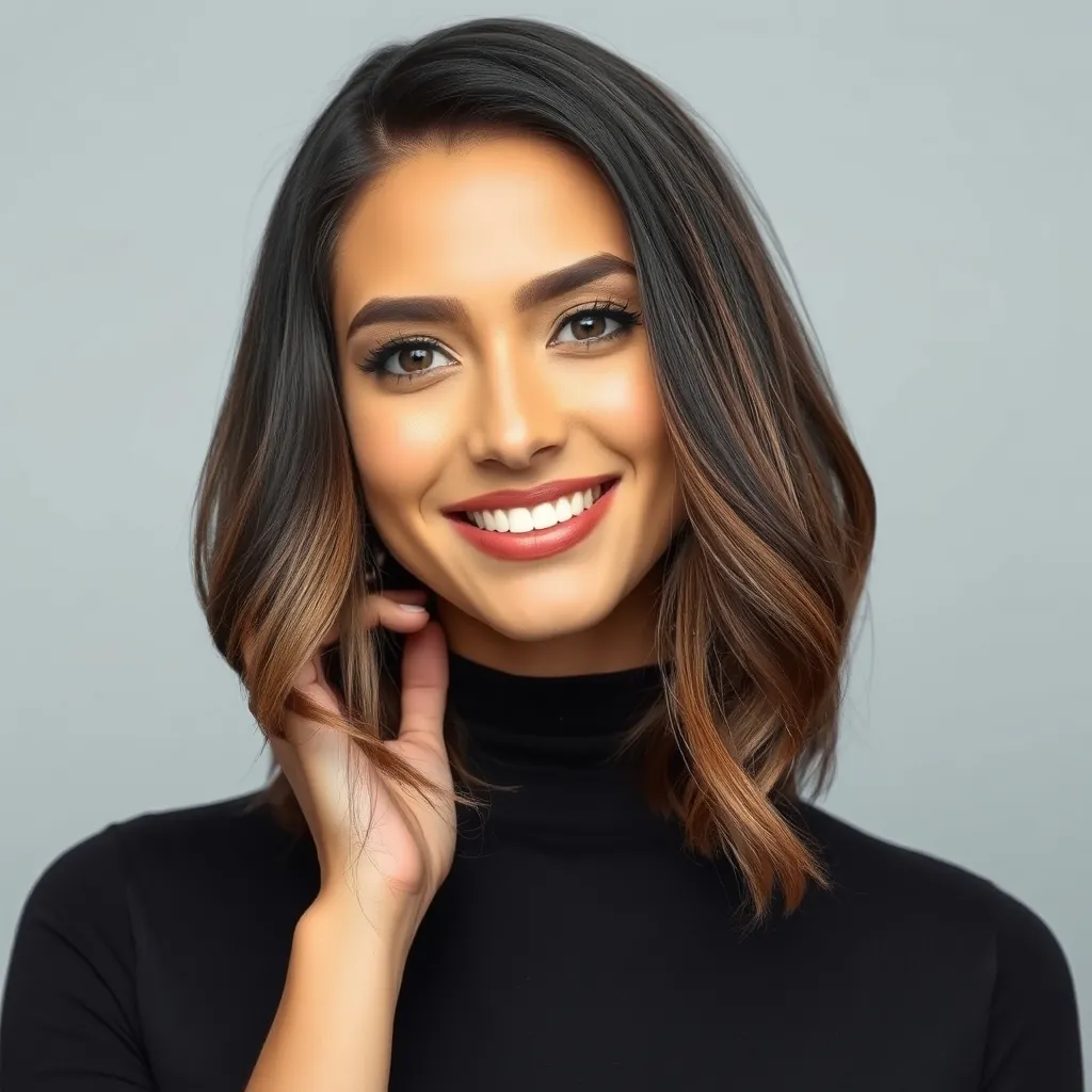 woman confident smile