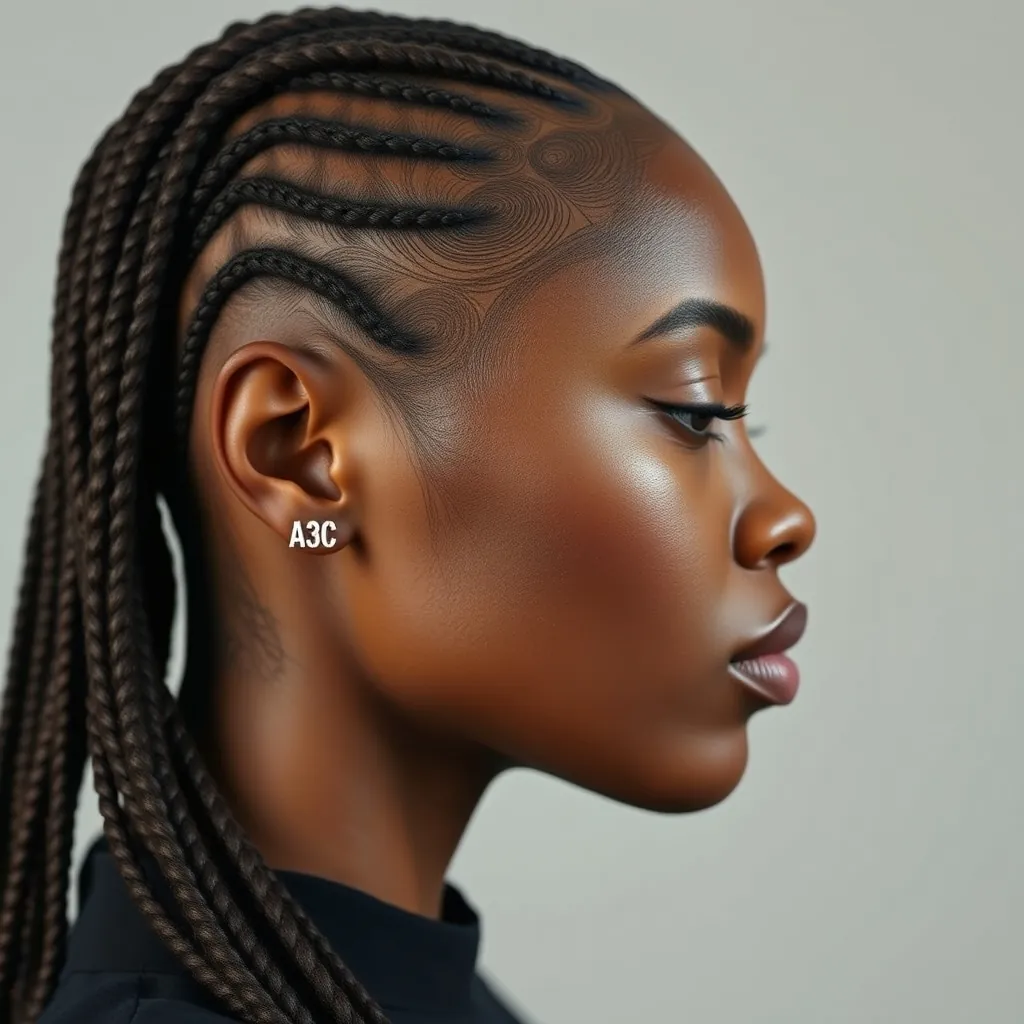 Woman intricate geometric