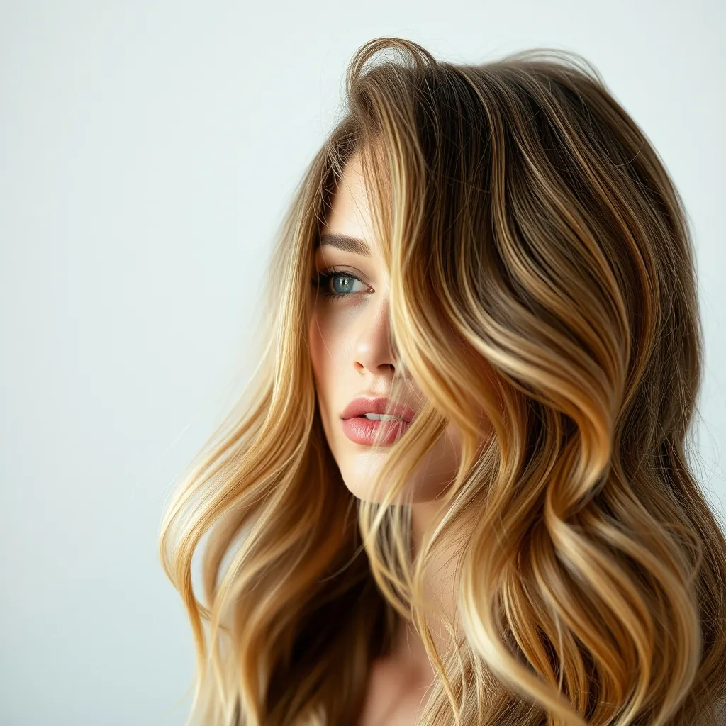 Woman naturallooking bronde
