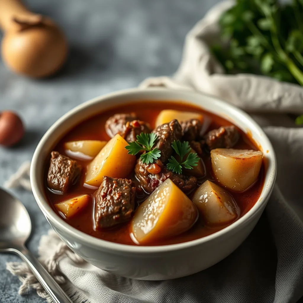 Bowl beef stew