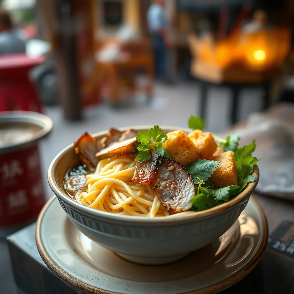 Bowl cao lau