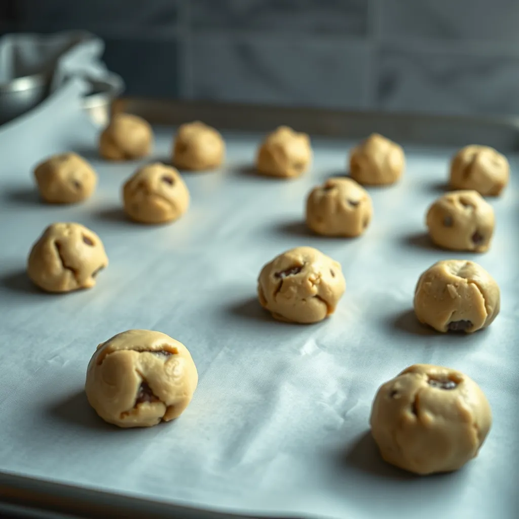 Cookie dough balls