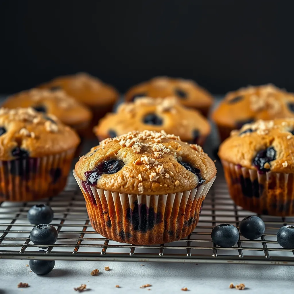 Crumbly streusel topping